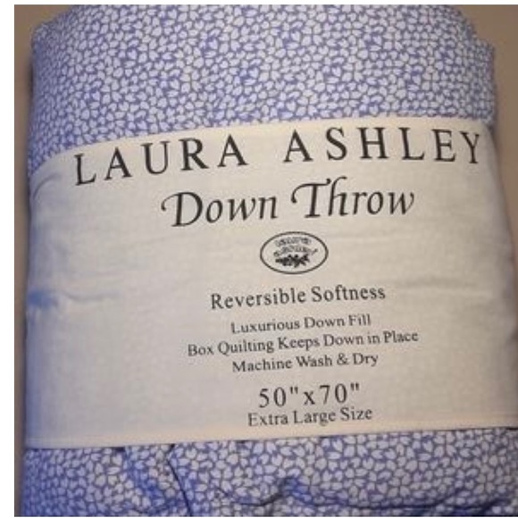 Laura Ashley Bedding Iso Laura Ashley Down Throw Blanket Quilt Poshmark